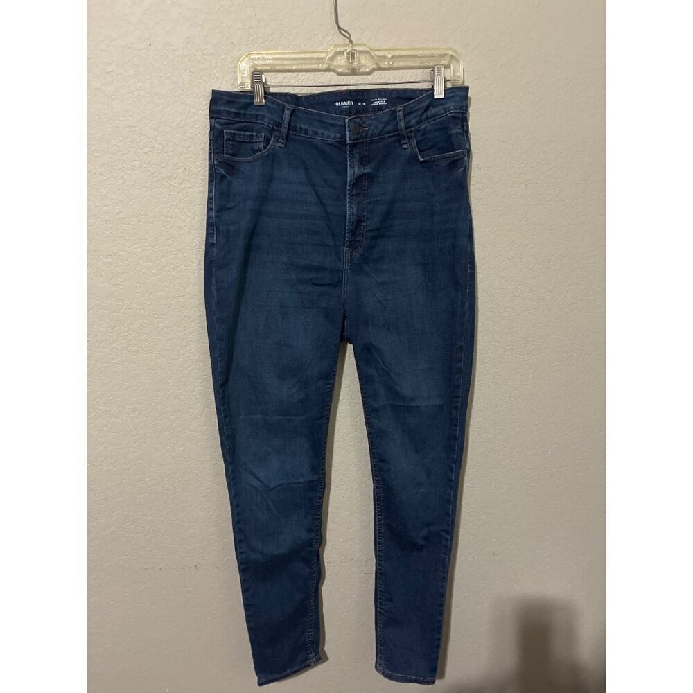 Old Navy Jeans Womens Size 14-18  Jegging Extra High Rise Rockstar Super Skinny